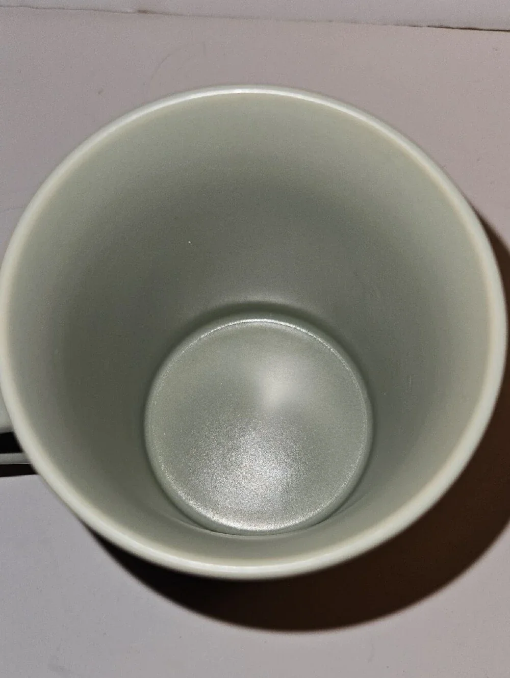 STARBUCKS 2017 MITTENS , WINTER COFFEE MUG 12 OZ. SAGE GREEN